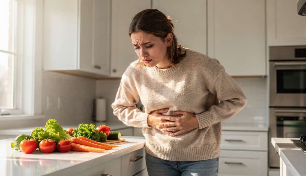 Gonfiore addominale: le abitudini giornaliere che danneggiano l’intestino