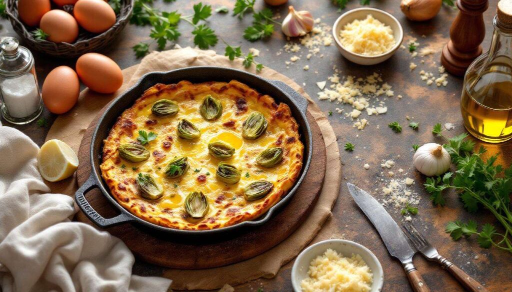 Frittata di carciofi al forno: leggera, veloce e perfetta per il pranzo di marzo